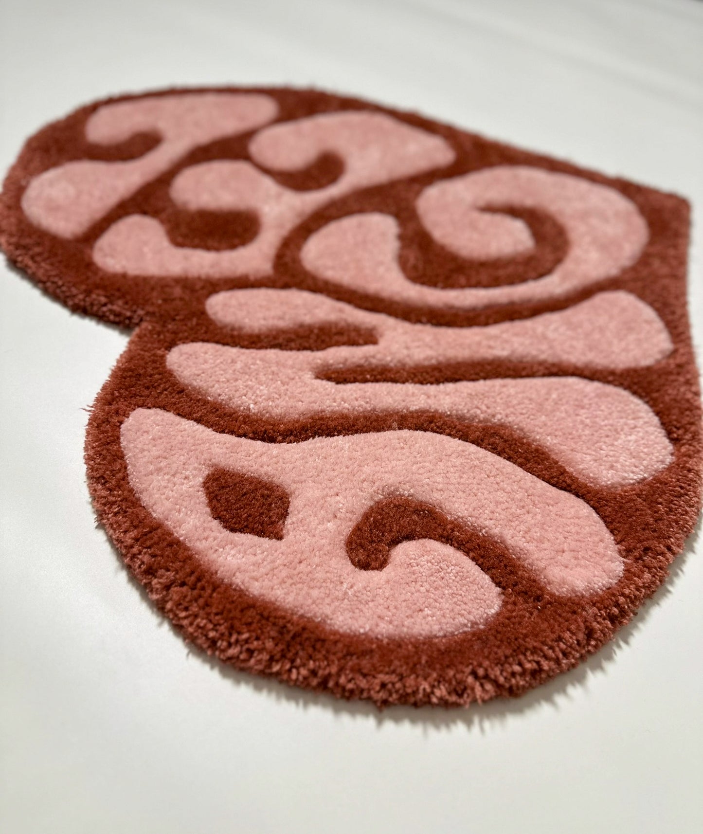 Meleğim Yazlılı El Yapımı Tufting Halı, Paspas