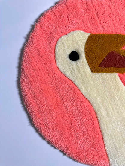 Şirin Ördek Desenli El Yapımı Tufting Halı